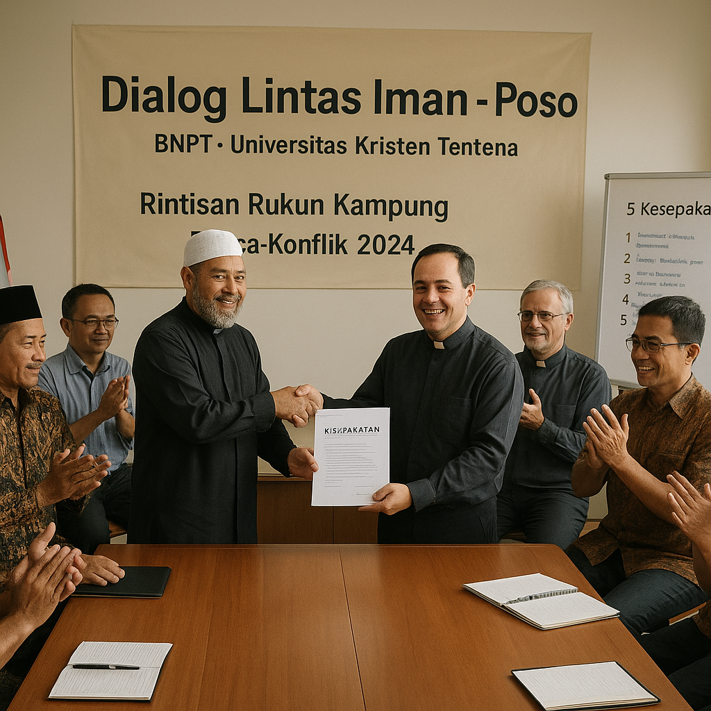 Dialog Lintas Iman di Poso Perkuat Rintisan Rukun Kampung Pasca-Konflik 2024