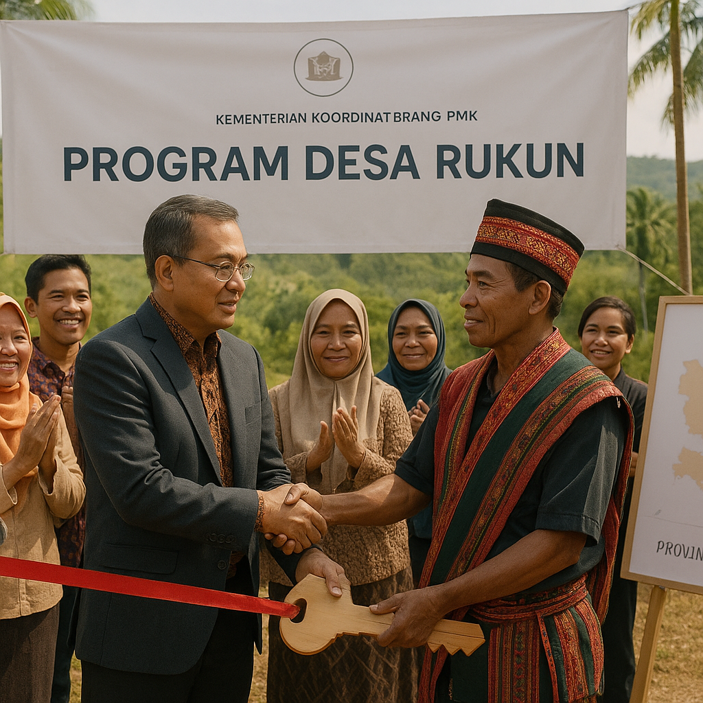 Pemerintah Resmi Luncurkan Program ‘Desa Rukun’ untuk 34 Daerah Rawan Konflik Horizontal