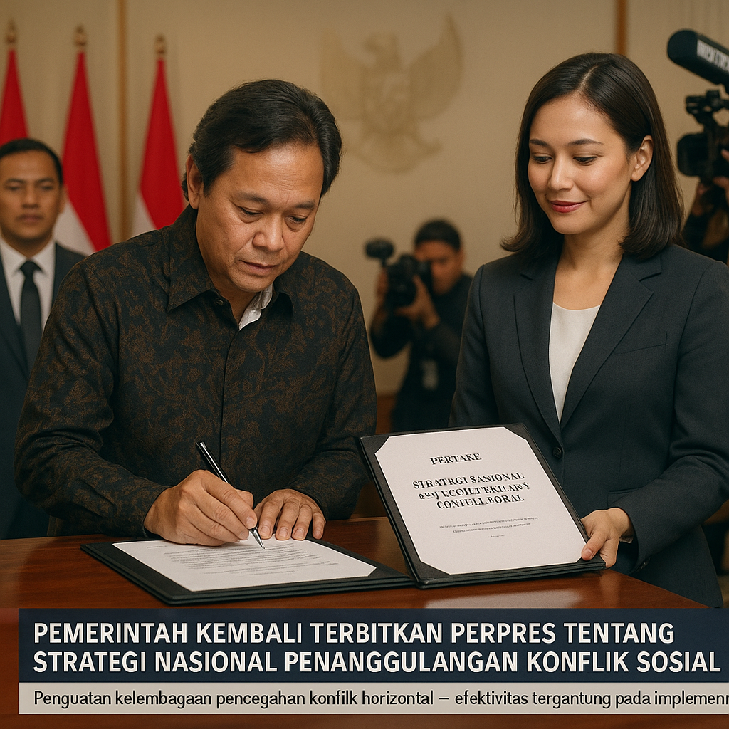 Pemerintah Kembali Terbitkan Perpres tentang Strategi Nasional Penanggulangan Konflik Sosial