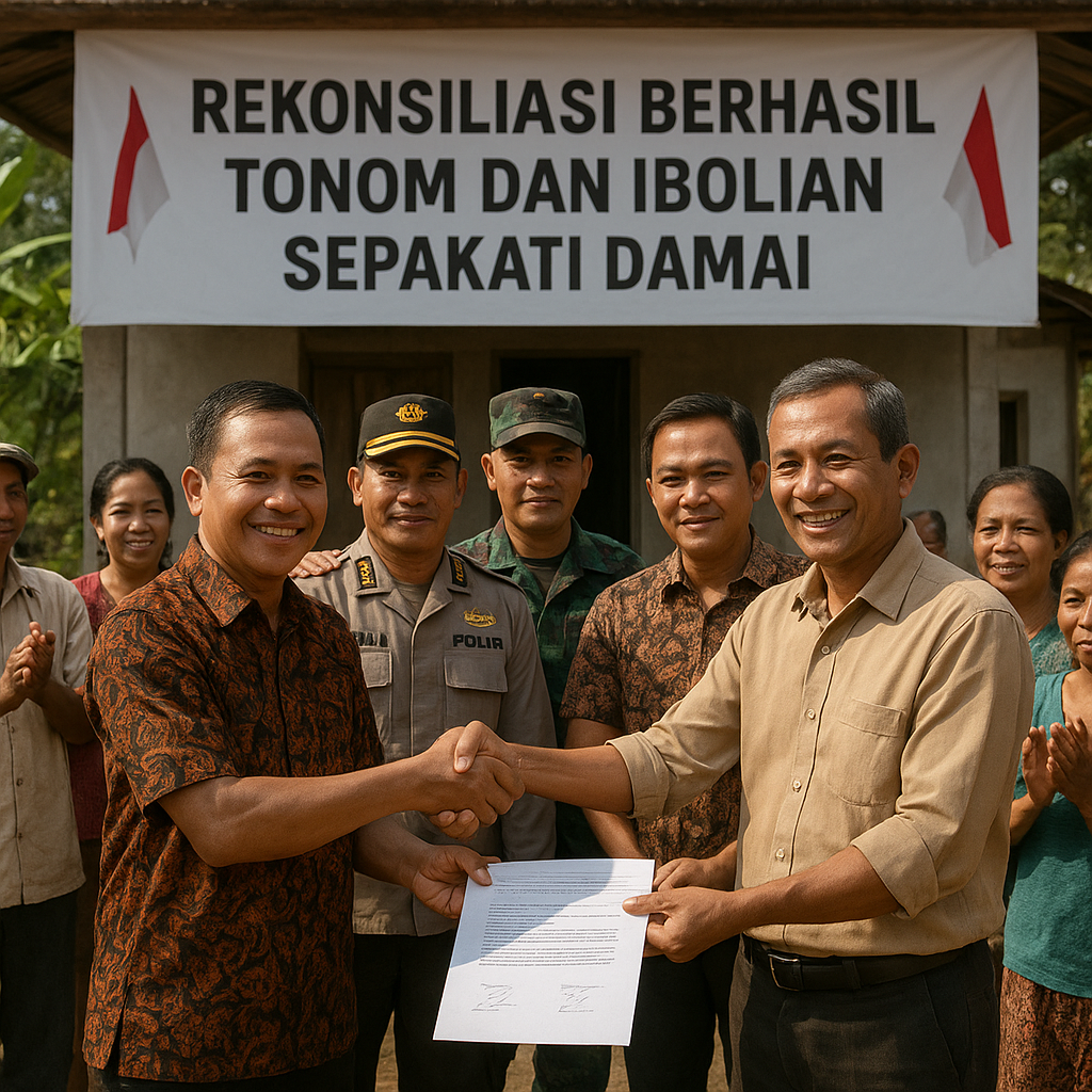 Rekonsiliasi Berhasil: Tonom dan Ibolian Sepakati Damai dengan Mediasi Tiga Pilar