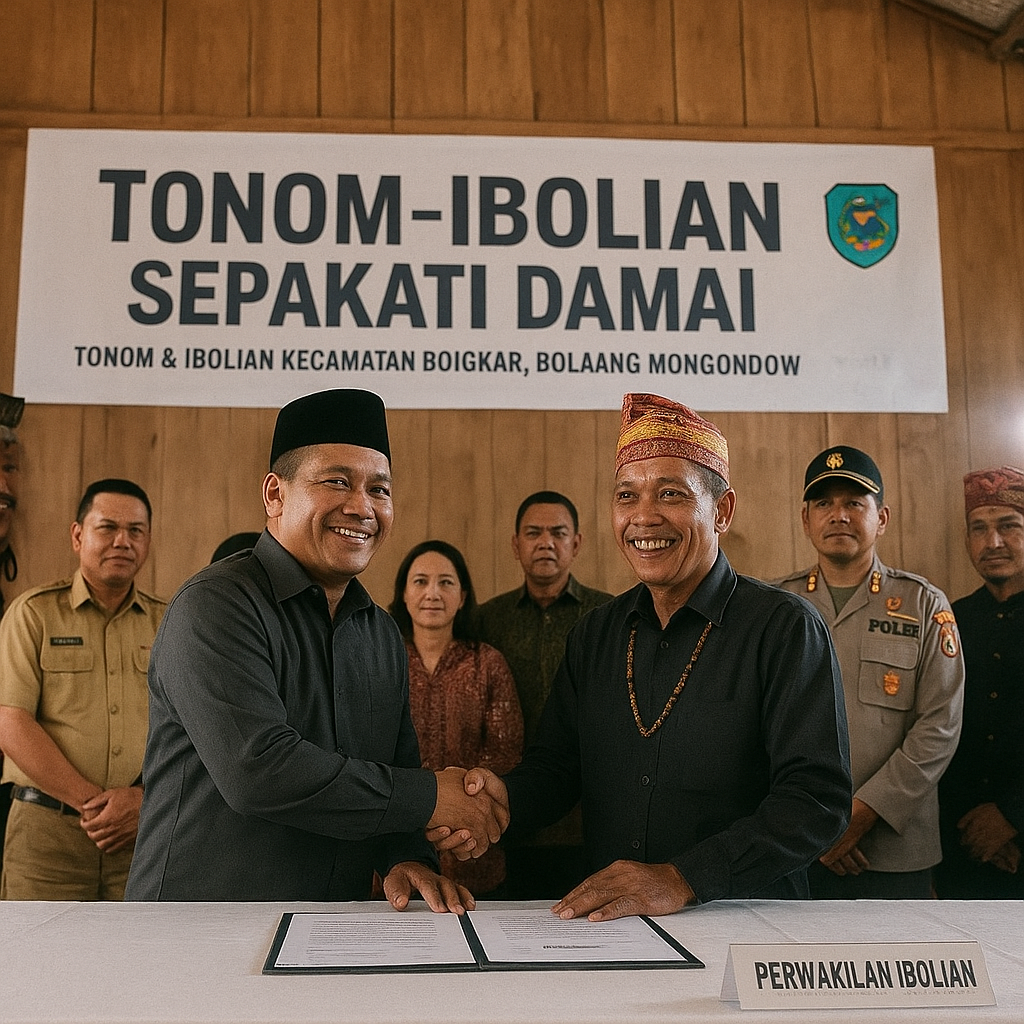 Tonom-Ibolian Sepakati Damai: Model Rekonsiliasi Komunitas dengan Mediasi Formal