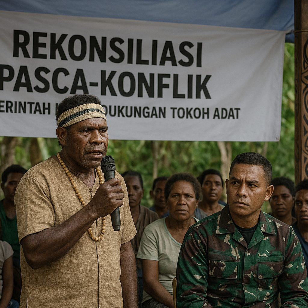 Pemerintah Akui Masih Ada Kendala dalam Rekonsiliasi Pasca-Konflik Papua dan Minta Dukungan Tokoh Adat