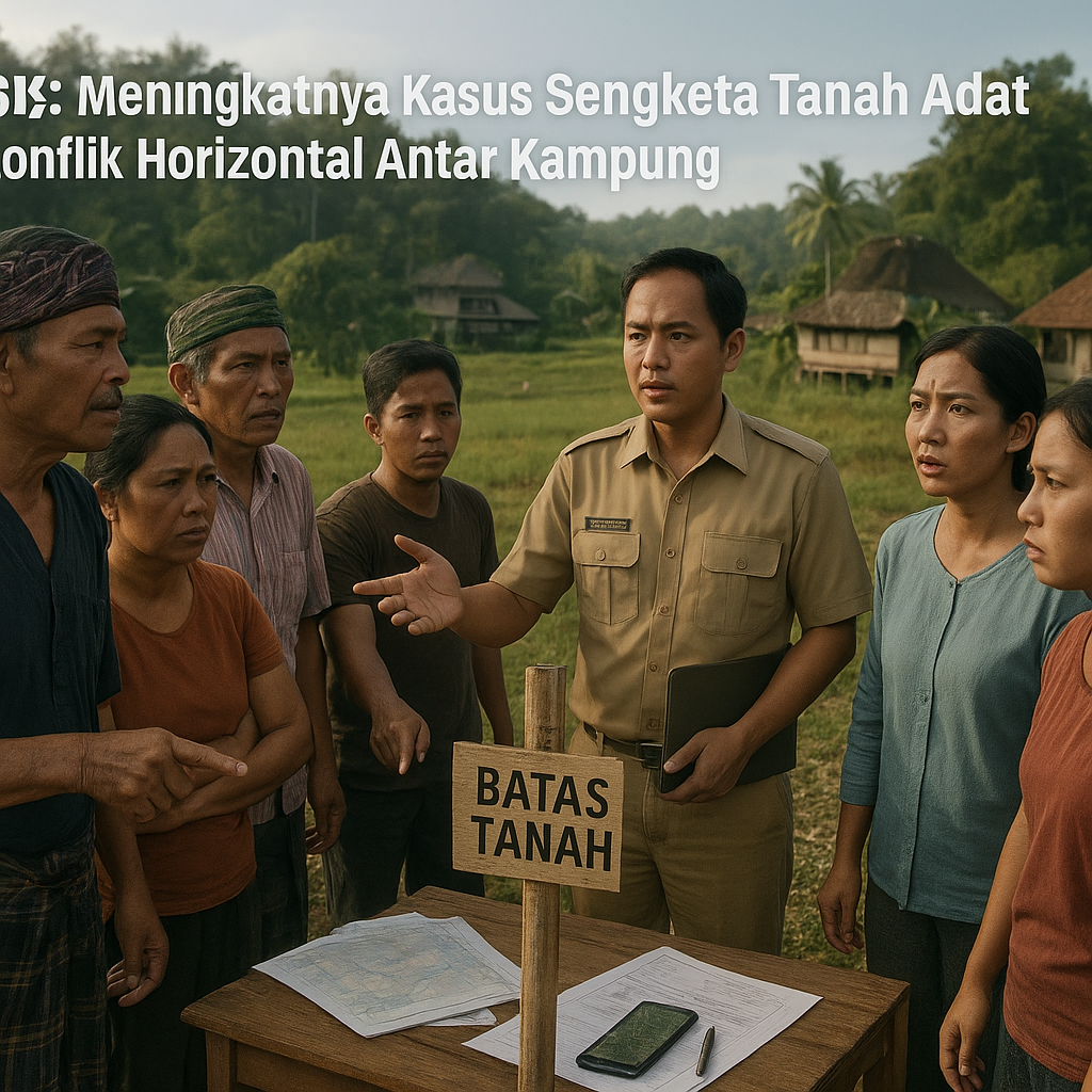 Analisis: Meningkatnya Kasus Sengketa Tanah Adat Picu Konflik Horizontal Antar Kampung