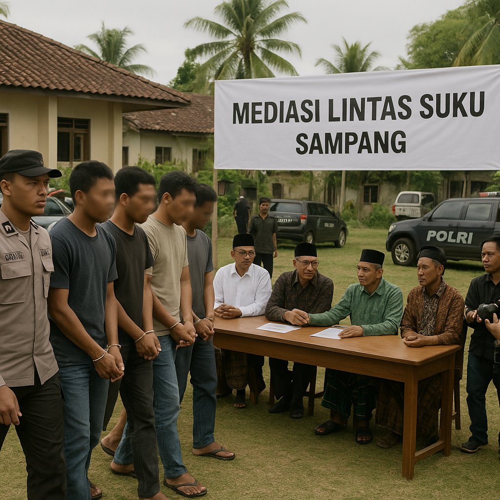 Polri Tangkap 12 Provokator Konflik Sampang, Mediasi Lintas Suku Dipercepat