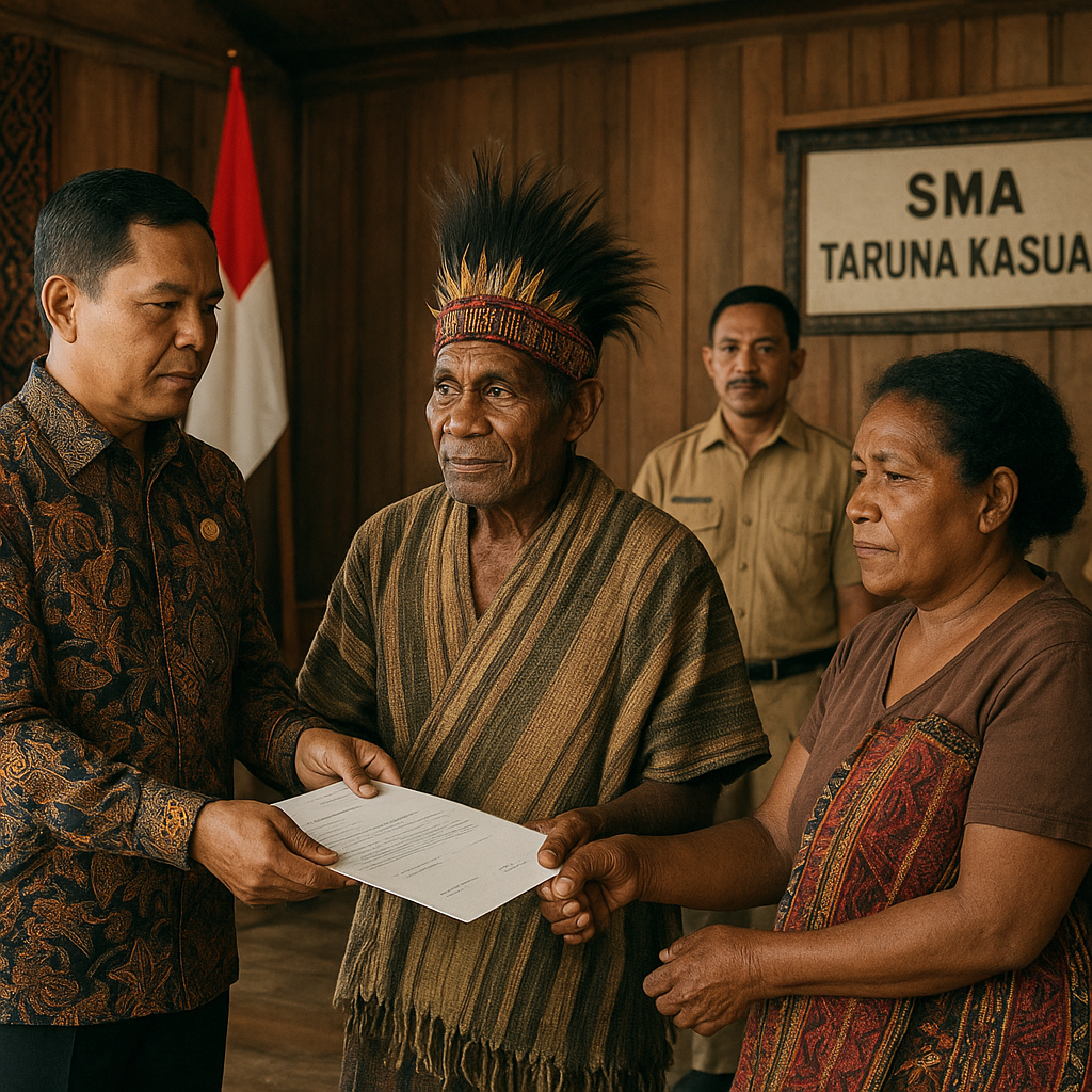 Pemerintah Provinsi Papua Barat Selesaikan Kasus Kekerasan di SMA Taruna Kasuari secara Adat