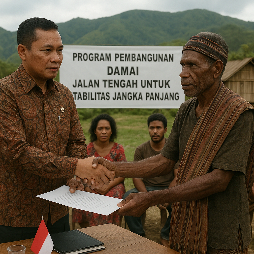 Pemerintah Percepat Program Pembangunan Damai di Papua: Jalan Tengah untuk Stabilitas Jangka Panjang