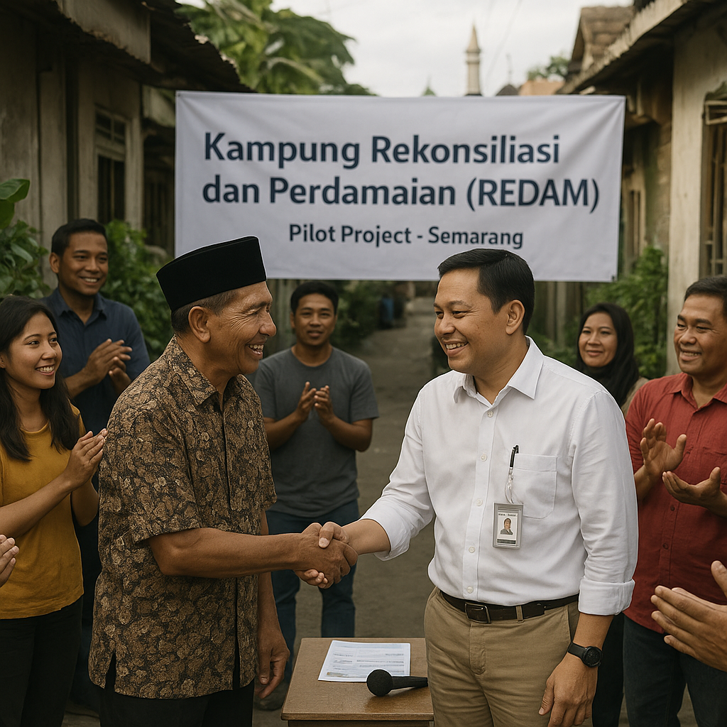 Tiga Kelurahan di Semarang Jadi Pilot Project Kampung Rekonsiliasi dan Perdamaian