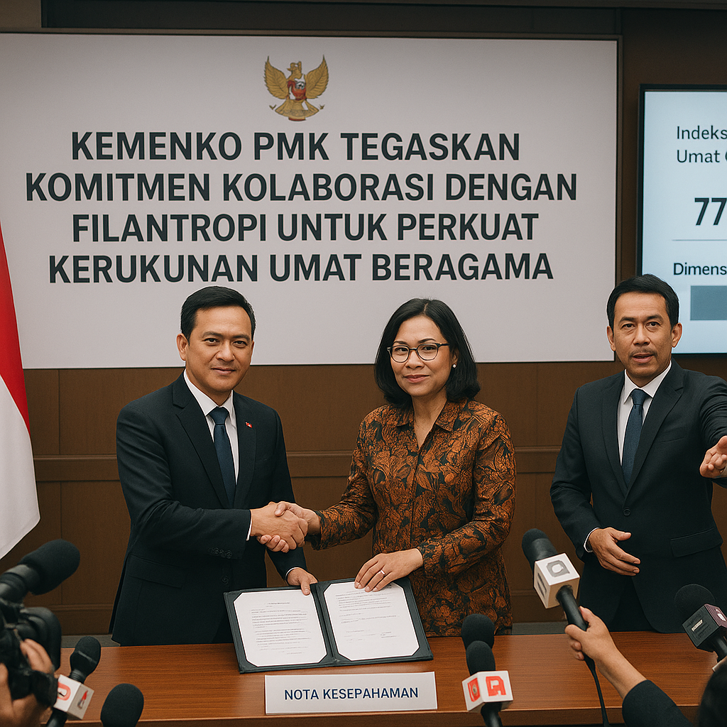 Kemenko PMK Tegaskan Komitmen Kolaborasi dengan Filantropi untuk Perkuat Kerukunan Umat Beragama