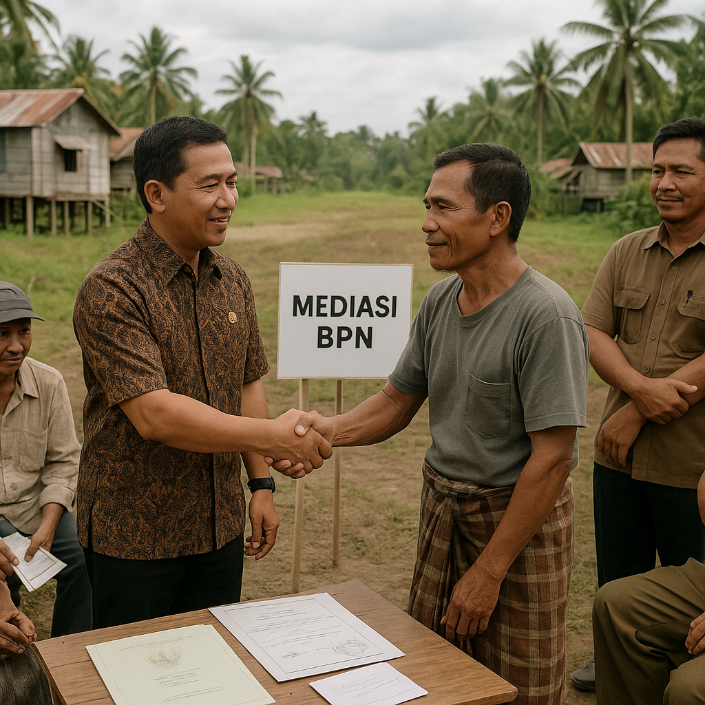 Sengketa Tanah Puluhan Tahun di Berau Berakhir Damai Lewat Mediasi BPN