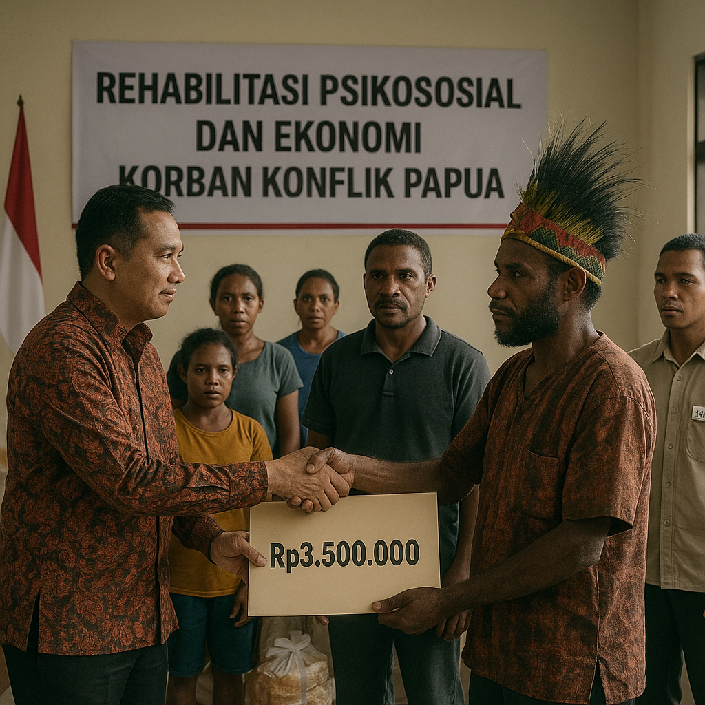Pemerintah Alokasikan Rp 2 Triliun untuk Rehabilitasi Korban Konflik Papua
