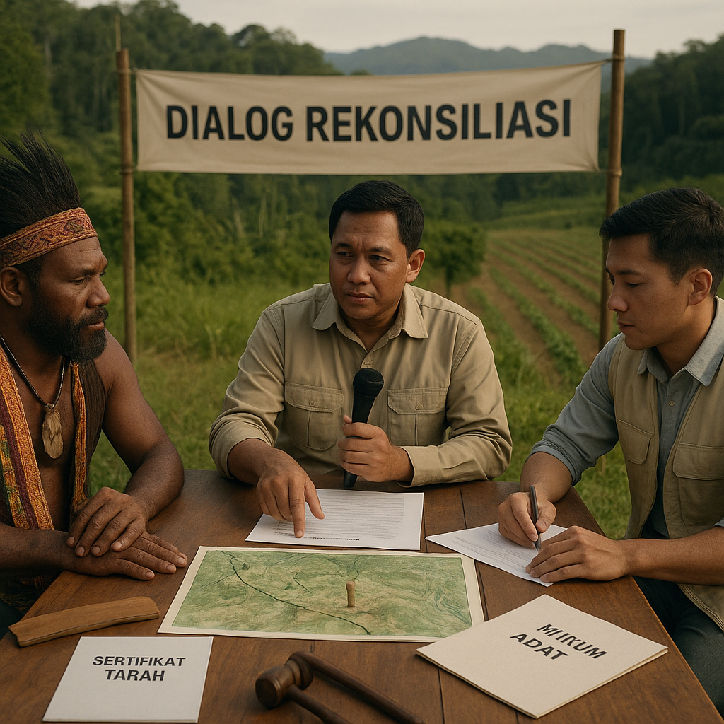 Konflik Agraria di Papua: Akar Sejarah dan Upaya Rekonsiliasi Berbasis Hukum Adat