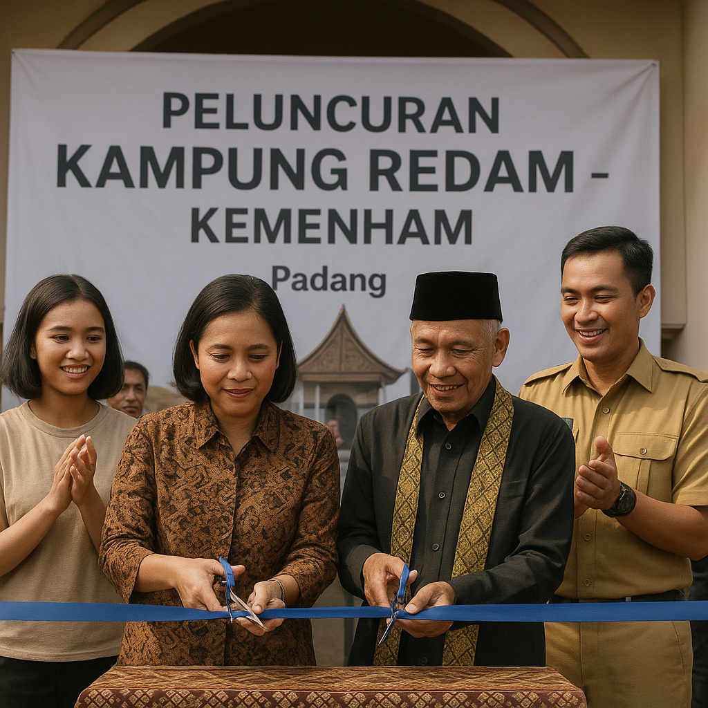 Padang Ikuti Peluncuran Kampung Redam, Program KemenHAM Cegah Konflik di Tingkat Kelurahan