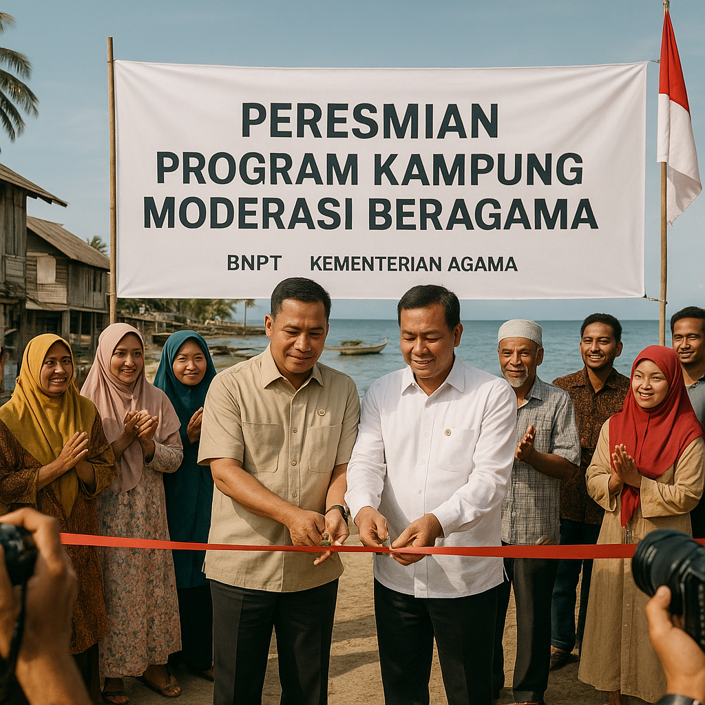 Pemerintah Resmikan Program Kampung Moderasi Beragama di Maluku Utara