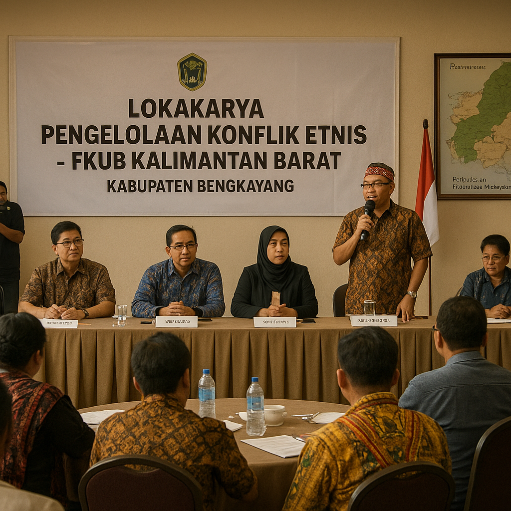 FKUB Kalimantan Barat Gelar Lokakarya Pengelolaan Konflik Etnis di Perbatasan