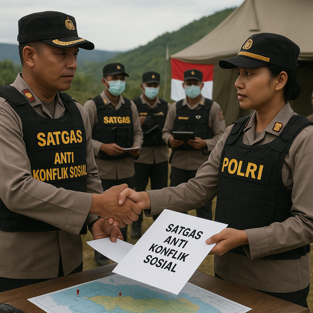Polri Bentuk Satgas Anti Konflik Sosial di Papua untuk Merespons Ketegangan Pilkada