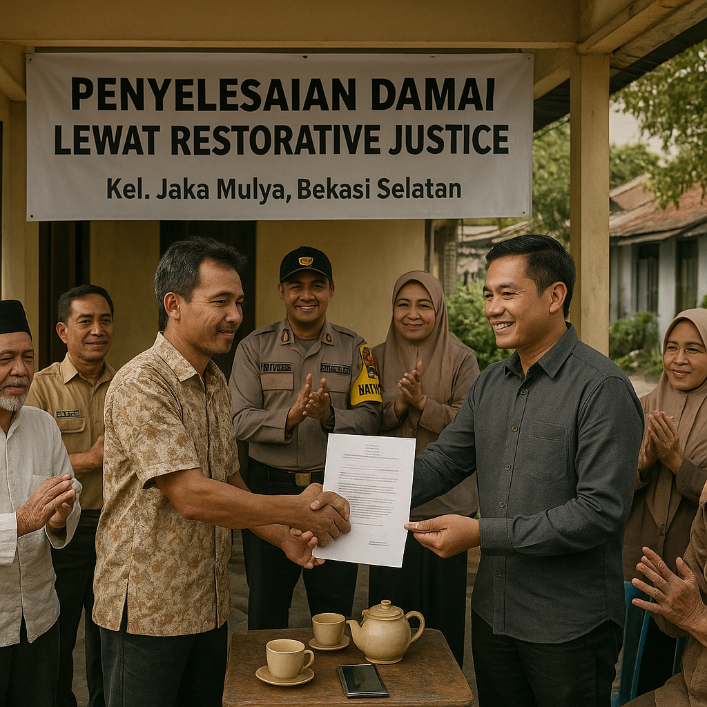 Viral Perselisihan di Cikunir Berakhir Damai Lewat Restorative Justice
