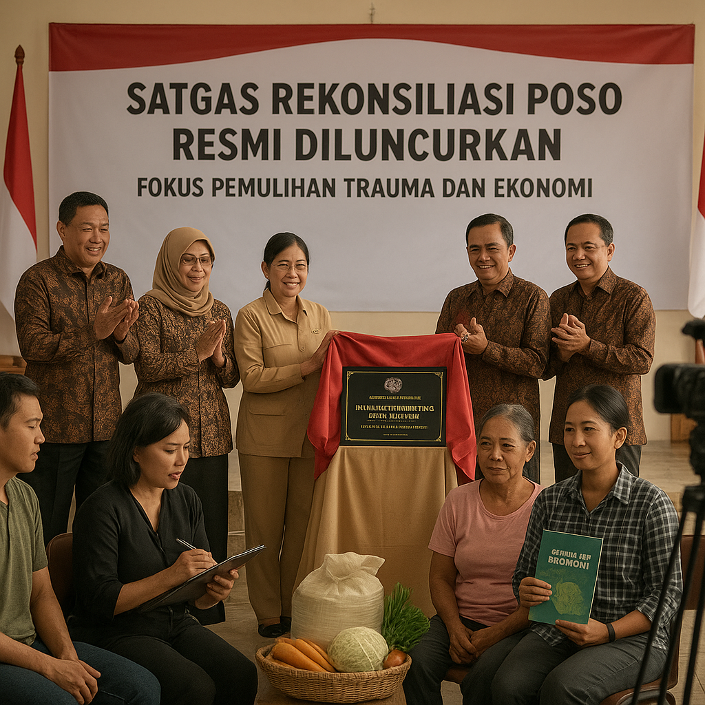 Satgas Rekonsiliasi Poso Resmi Diluncurkan: Fokus Pemulihan Trauma dan Ekonomi