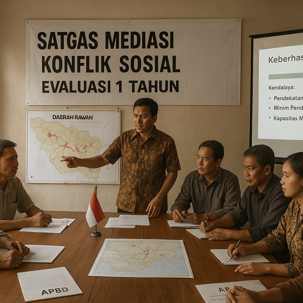 Pembentukan Satgas Mediasi Konflik Sosial Daerah Rawan: Sebuah Evaluasi Setahun Berjalan