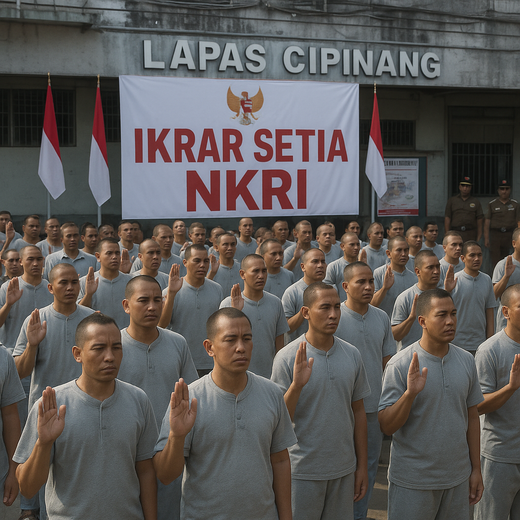 Deradikalisasi Narapidana Terorisme Berhasil, 75 Orang Ikrar Setia NKRI