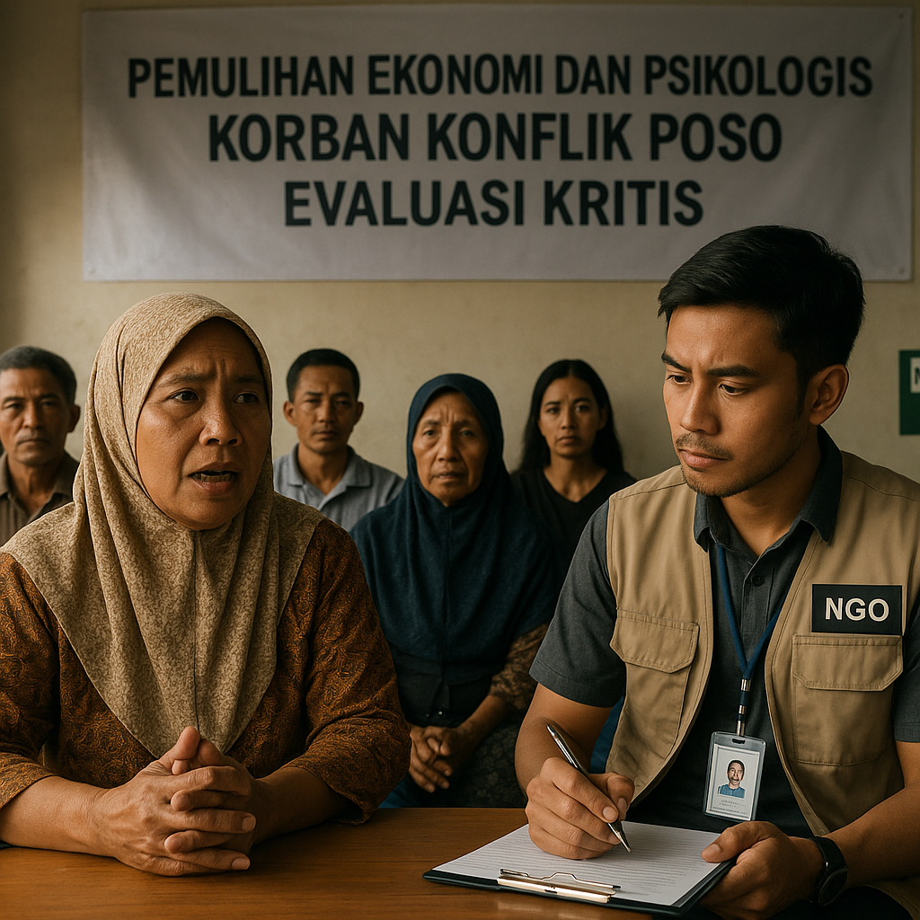 Pemulihan Ekonomi dan Psikologis Korban Konflik Poso Masuk Tahap Evaluasi Kritis