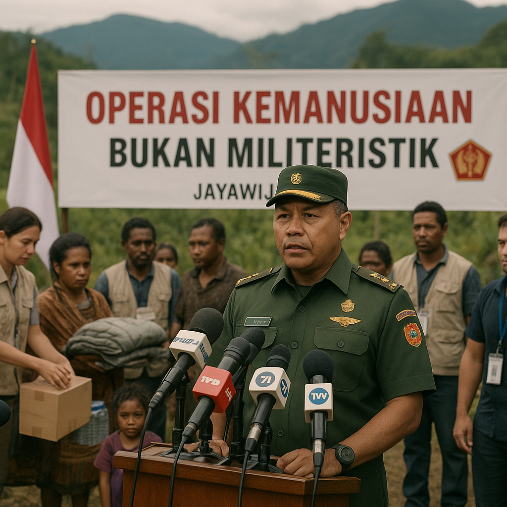 Panglima TNI Tegaskan Operasi Kemanusiaan Bukan Militeristik dalam Jaga Stabilitas Papua