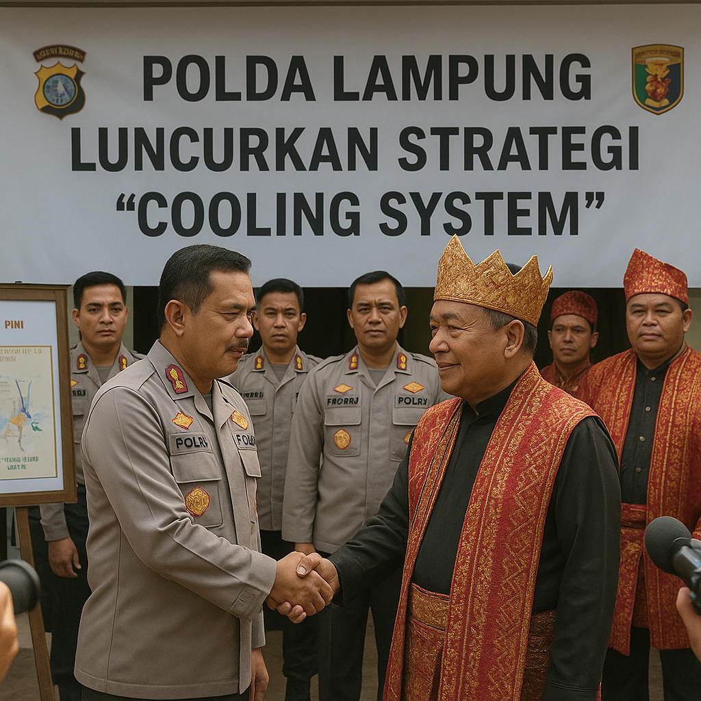 Polda Lampung Luncurkan Strategi 'Cooling System' dengan Tokoh Adat untuk Cegah Konflik Horizontal