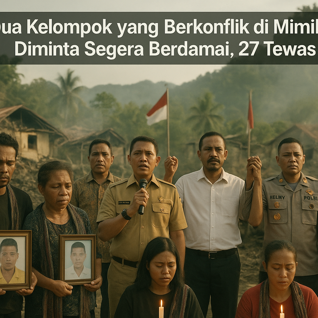 Dua Kelompok yang Berkonflik di Mimika Diminta Segera Berdamai, 27 Tewas