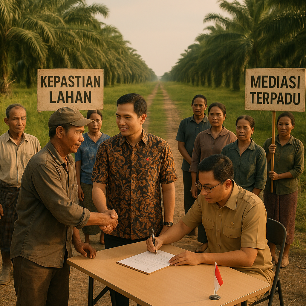 Pemerintah Selesaikan Konflik Agraria Sawit di Kalimantan Timur Melalui Mediasi Terpadu