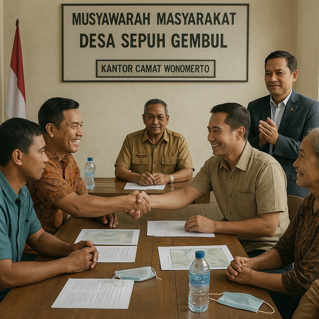 Konflik Warga Wonomerto Berakhir Damai, DPRD Apresiasi Musyawarah Masyarakat