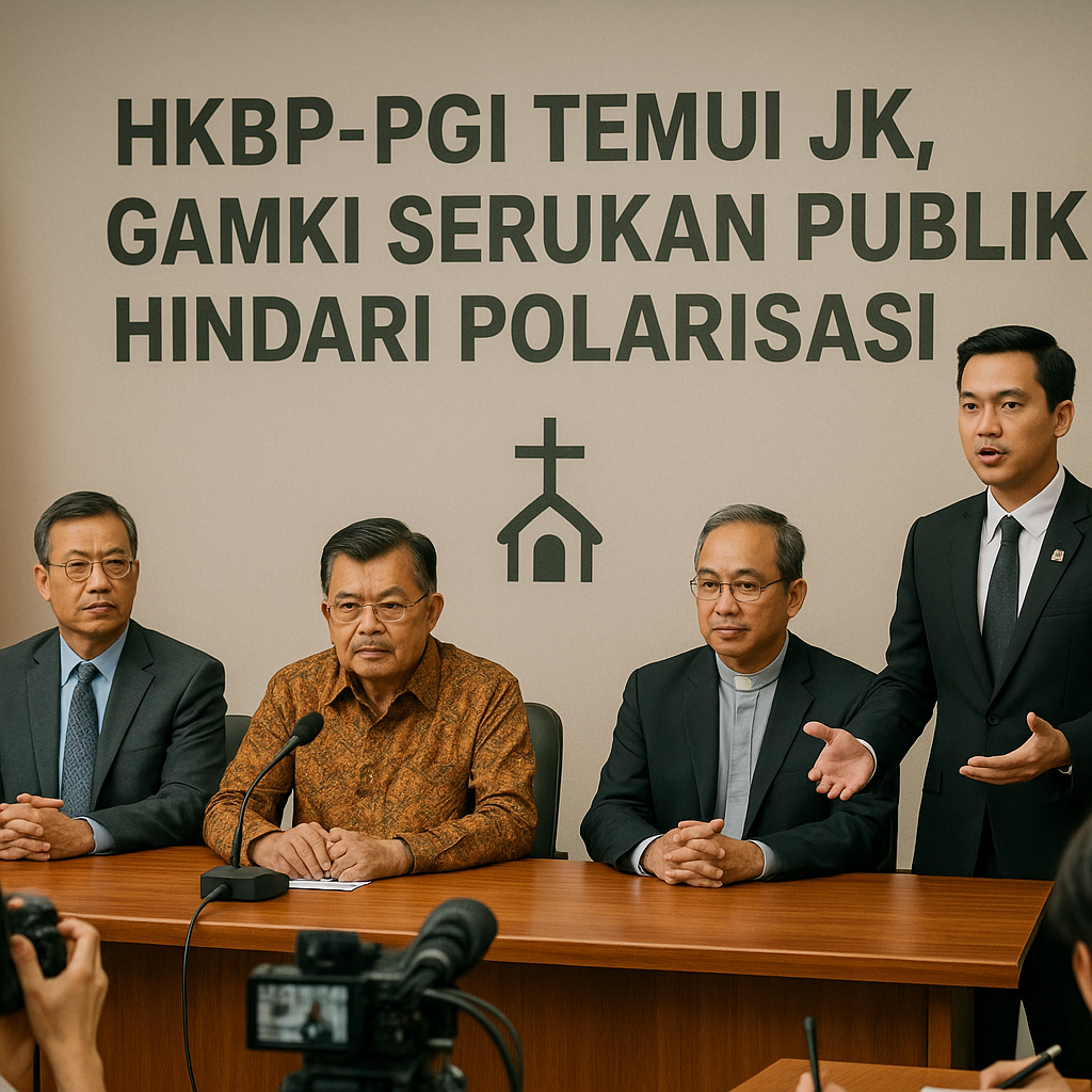 HKBP-PGI Temui JK, GAMKI Serukan Publik Hindari Polarisasi
