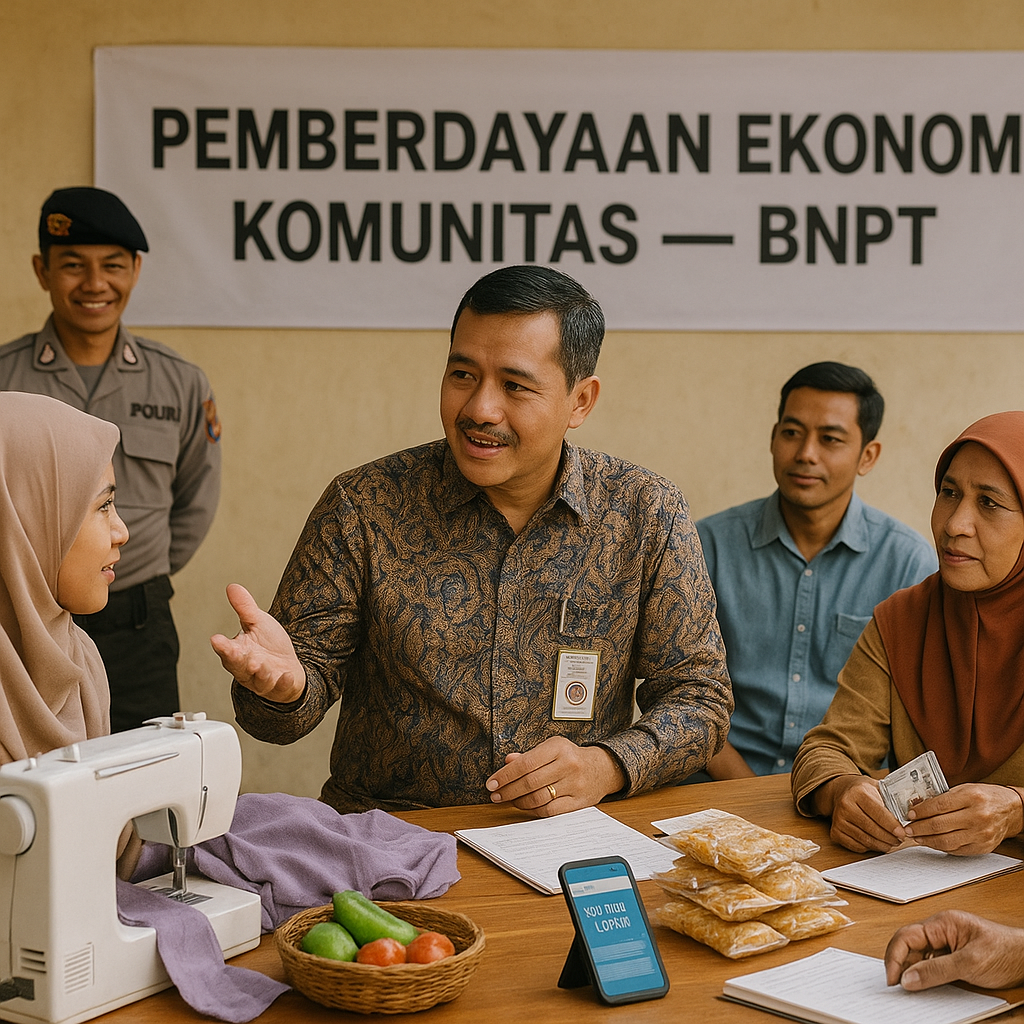 Strategi BNPT Perkuat Deradikalisasi Komunitas: Dari Pendekatan Keamanan ke Pemberdayaan Ekonomi