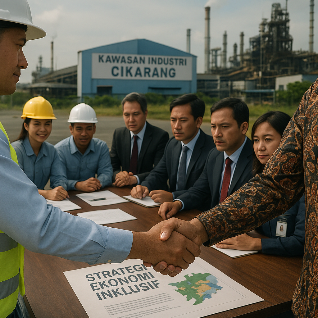 Strategi Ekonomi Inklusif: Kunci Menurunkan Tensie Konflik di Kawasan Industri Cikarang