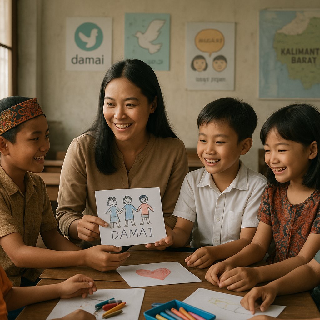 Inovasi 'Sekolah Perdamaian' di Kalimantan Barat: Edukasi Multikultural Sejak Dini untuk Memutus Siklus Kekerasan