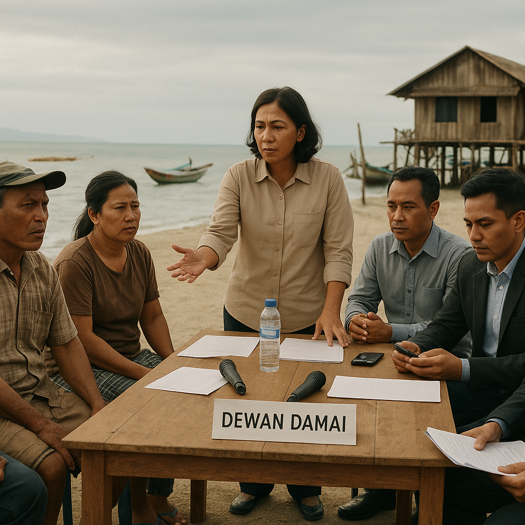 Evaluasi Kebijakan Mediasi Horizontal: Efektivitas Dewan Damai di Wilayah Pesisir