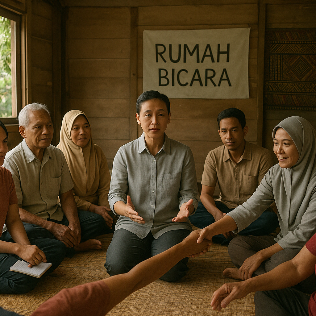 Inisiatif 'Rumah Bicara' di Ambon Kurangi Ketegangan Pasca-Pilkada 2025