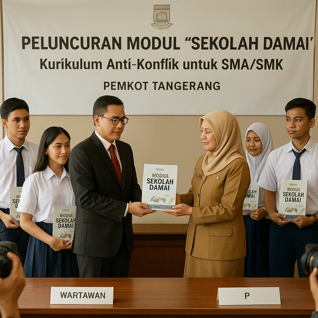 Pemkot Tangerang Luncurkan Modul 'Sekolah Damai' untuk Kurikulum Anti-Konflik di SMA