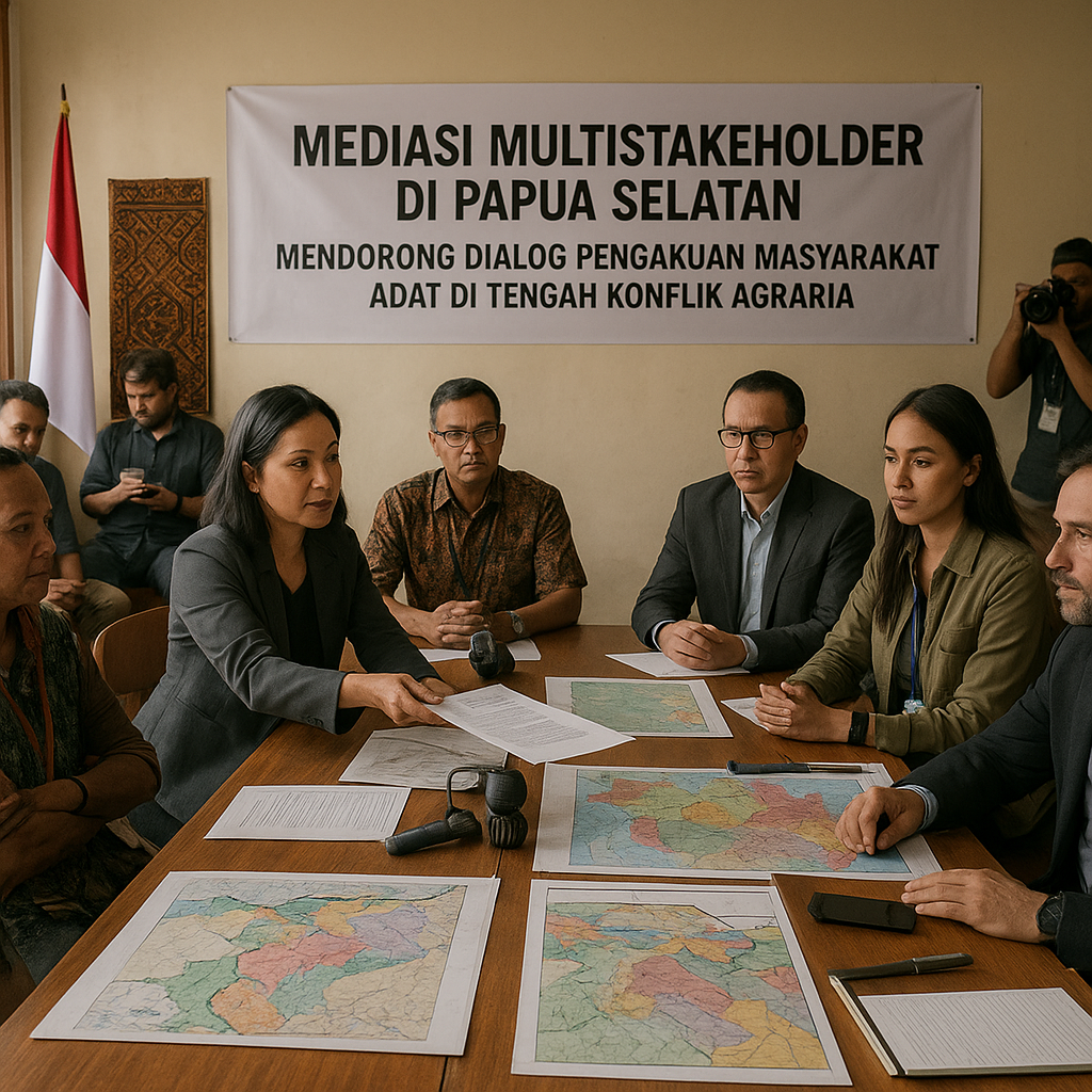 Mediasi Multistakeholder di Papua Selatan: Mendorong Dialog Pengakuan Masyarakat Adat di Tengah Konflik Agraria
