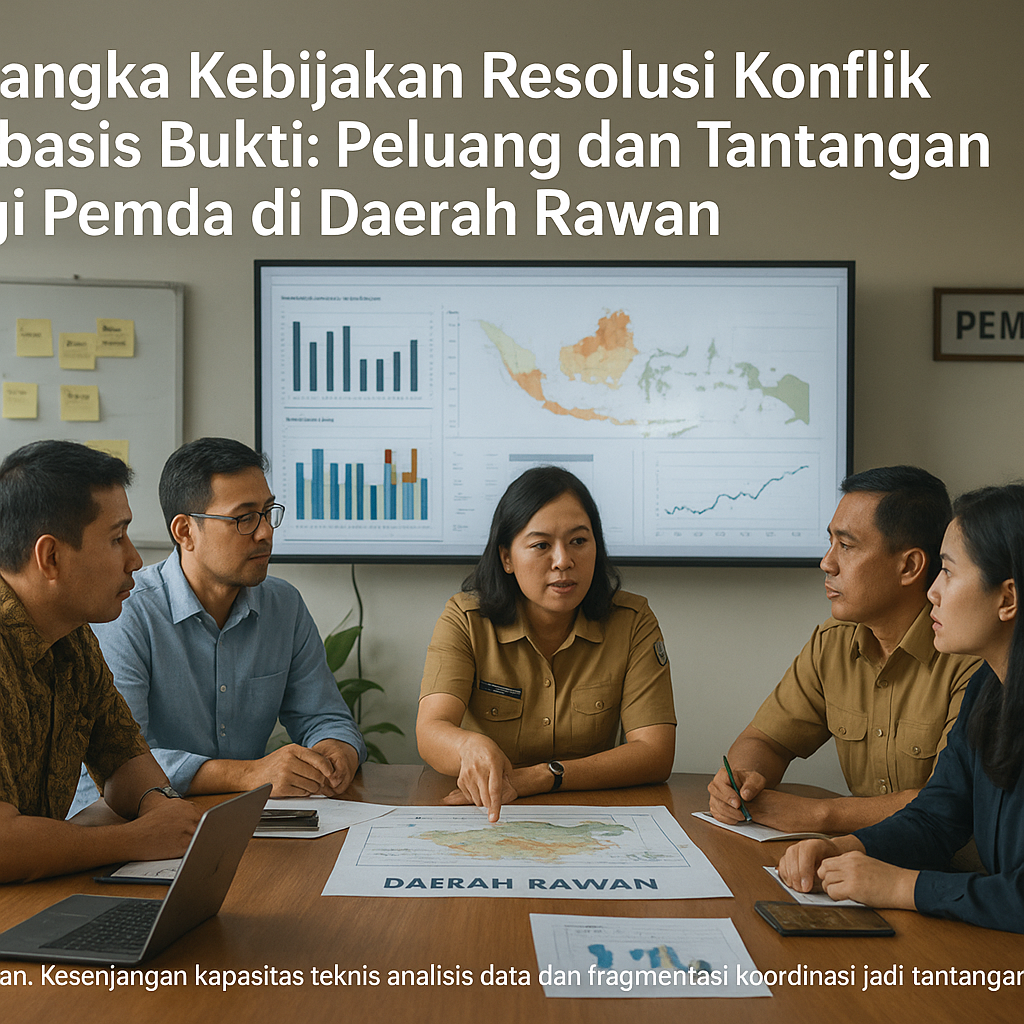 Kerangka Kebijakan Resolusi Konflik berbasis Bukti: Peluang dan Tantangan bagi Pemda di Daerah Rawan