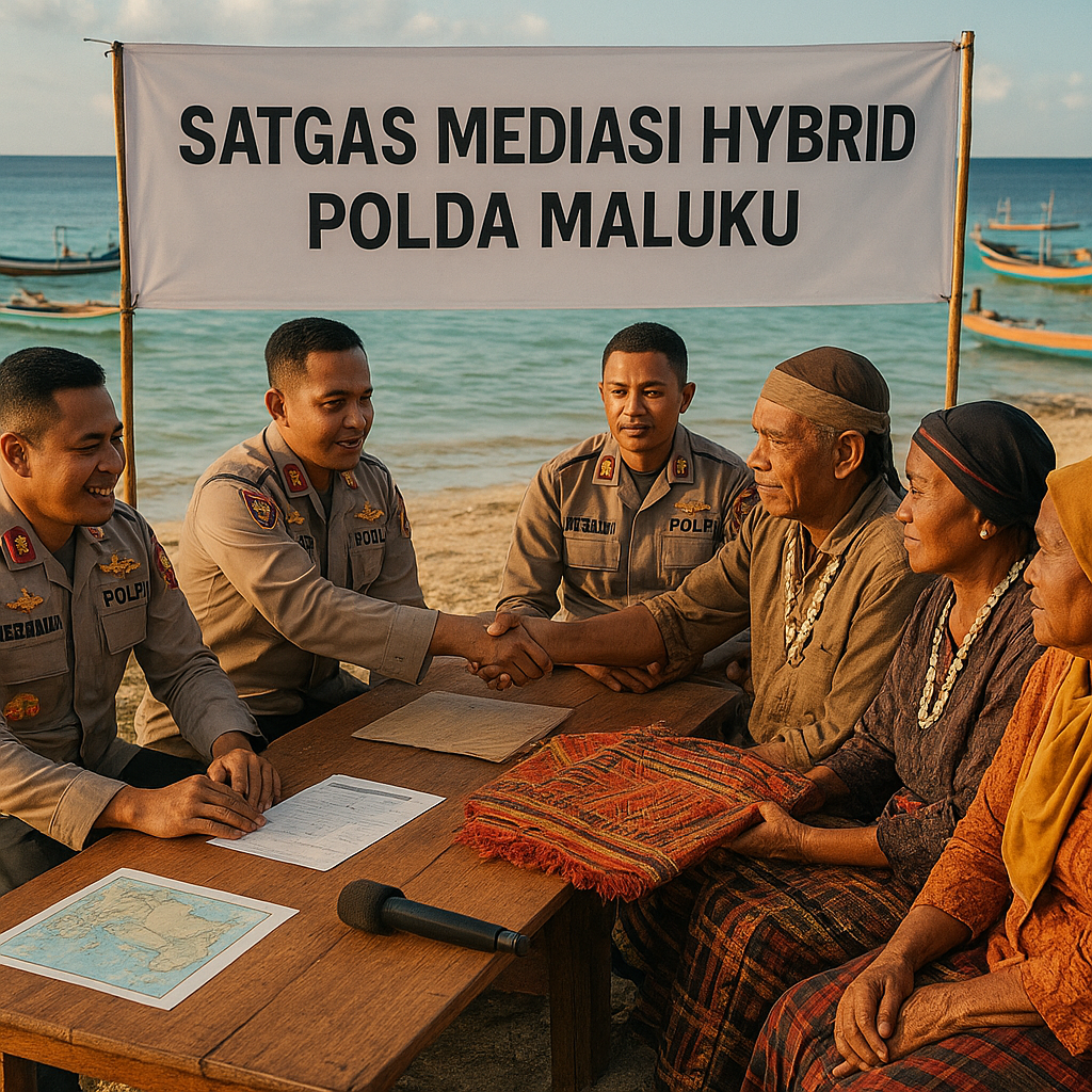 Polda Maluku Bentuk 'Satgas Mediasi Hybrid' untuk Antisipasi Konflik Komunal di Pulau-Pulau Kecil