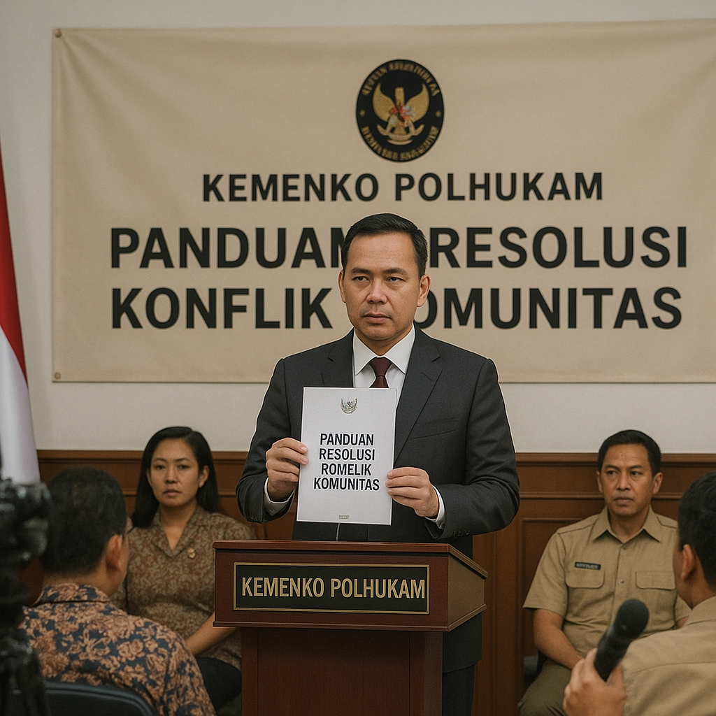 Kemenko Polhukam Rilis Panduan Resolusi Konflik Komunitas untuk Pemerintah Daerah