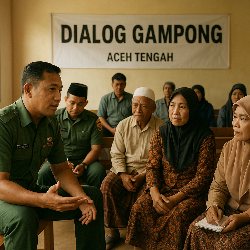 Peran TNI AD dalam Operasi Perdamaian: Transformasi dari Pendekatan Keamanan ke Fasilitator Dialog di Aceh Tengah