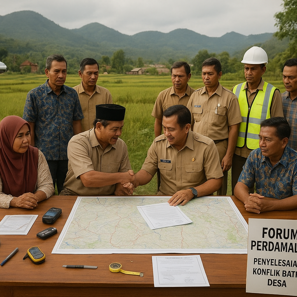 Forum Perdamaian Dibentuk untuk Menyelesaikan Konflik Batas Desa di Lombok Tengah