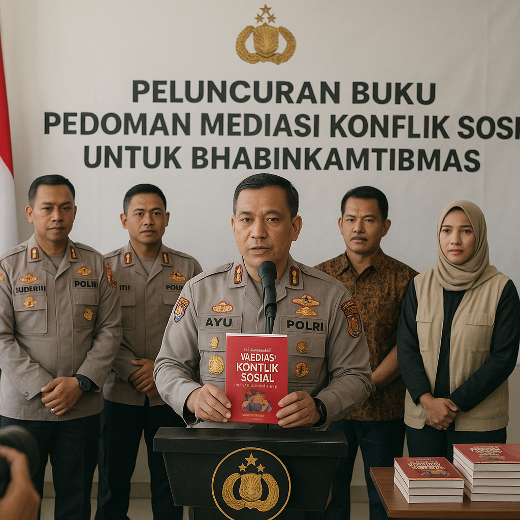 Polri Luncurkan Buku Pedoman Mediasi Konflik Sosial untuk Bhabinkamtibmas