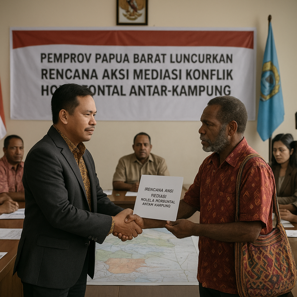 Pemprov Papua Barat Luncurkan Rencana Aksi Mediasi Konflik Horizontal Antar-Kampung