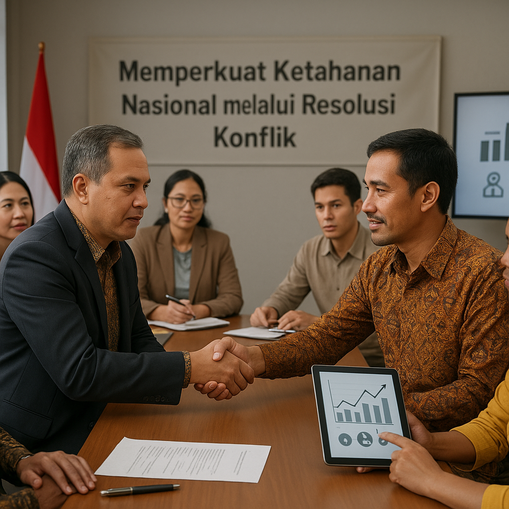 Memperkuat Ketahanan Nasional melalui Resolusi Konflik: Perspektif Ekonomi Politik tentang Stabilitas dan Pertumbuhan Inklusif