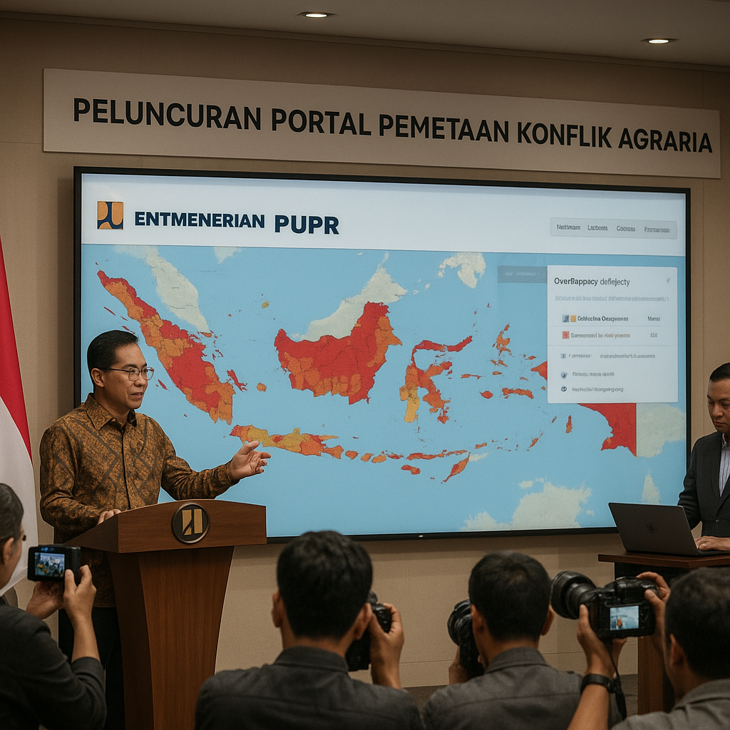 Mediasi Berbasis Data: Kementerian PUPR Luncurkan Portal Pemetaan Konflik Agraria