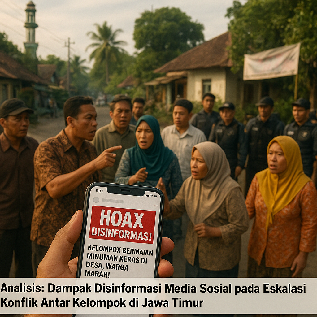Analisis: Dampak Disinformasi Media Sosial pada Eskalasi Konflik Antar Kelompok di Jawa Timur