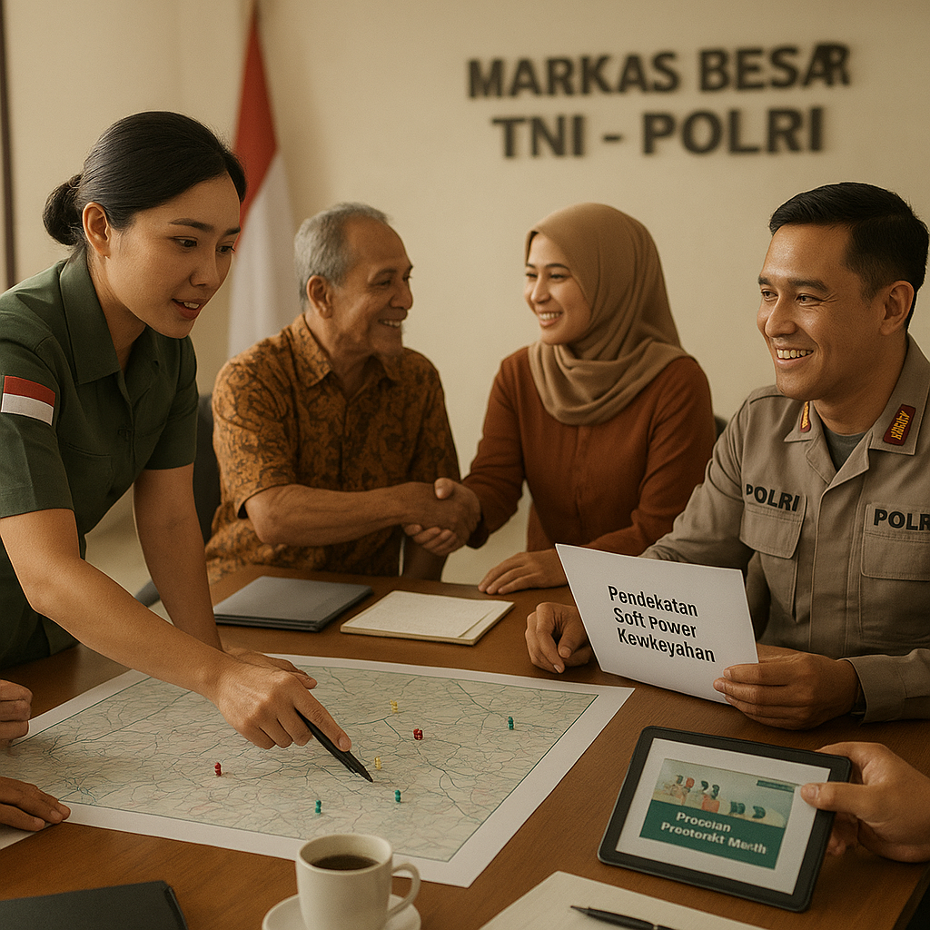 Strategi Baru TNI-Polri dalam Mencegah Konflik Komunal: Dari Pendekatan Keamanan ke 'Soft Power' Kewilayahan