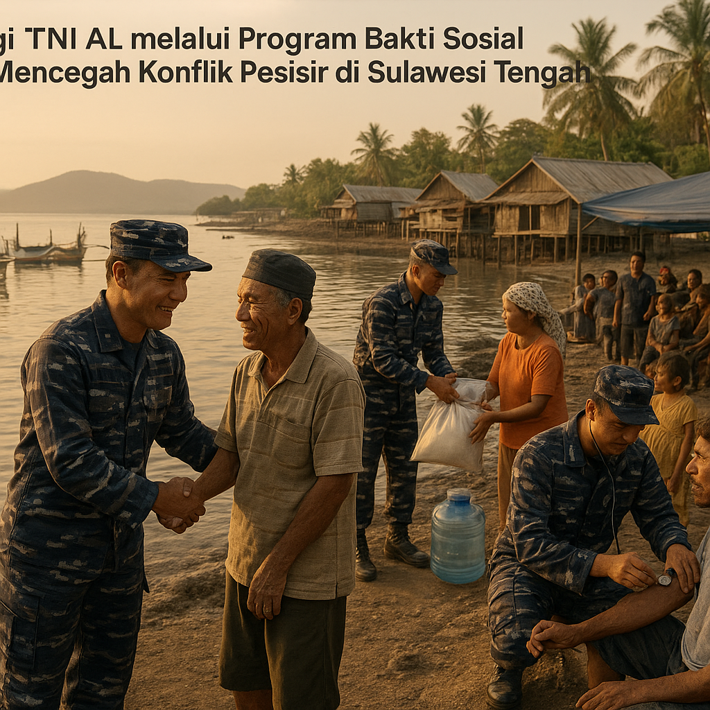 Strategi TNI AL Melalui Program Bakti Sosial untuk Mencegah Konflik Pesisir di Sulawesi Tengah