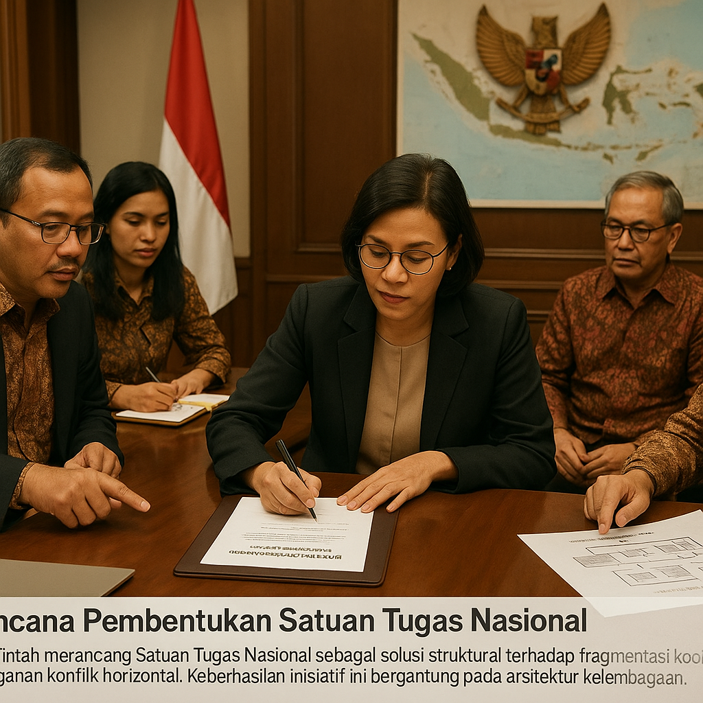 Rencana Pembentukan Satuan Tugas Nasional untuk Resolusi Konflik Horizontal